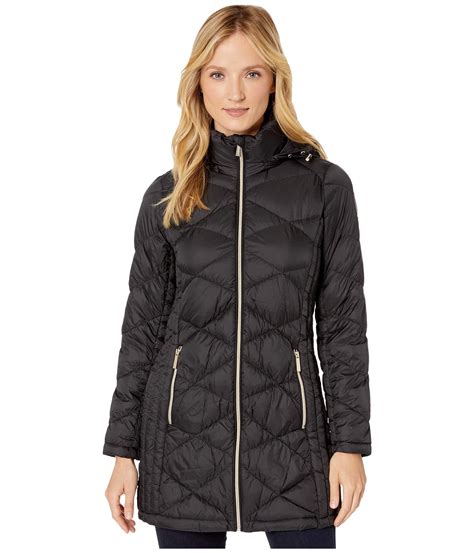 michael kors 3 4 packable jacket review|michael kors packable jacket women.